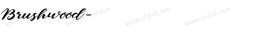Brushwood字体转换