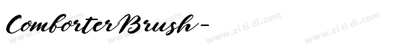ComforterBrush字体转换