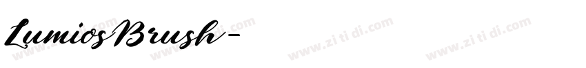 LumiosBrush字体转换