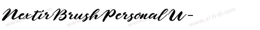 NextirBrushPersonalU字体转换
