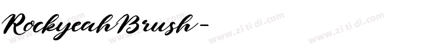 RockyeahBrush字体转换