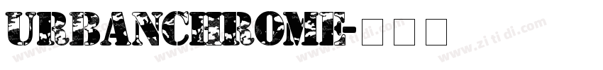 Urbanchrome字体转换