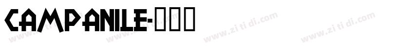 Campanile字体转换