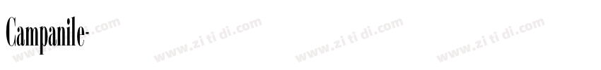 Campanile字体转换