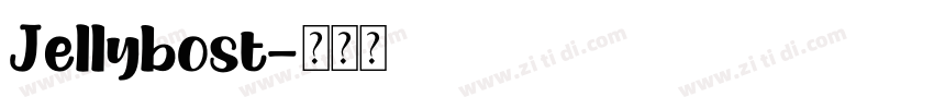 Jellybost字体转换
