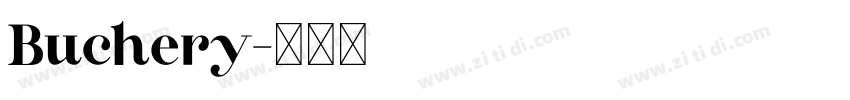 Buchery字体转换