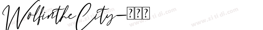 WolfintheCity字体转换