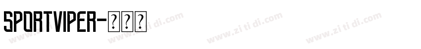 SPORTVIPER字体转换