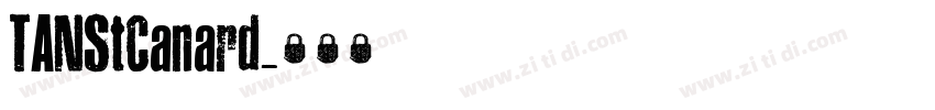 TANStCanard字体转换