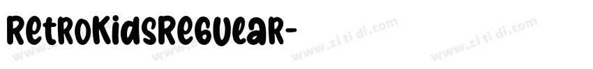 RetroKidsRegular字体转换