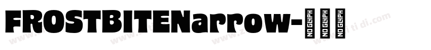 FROSTBITENarrow字体转换