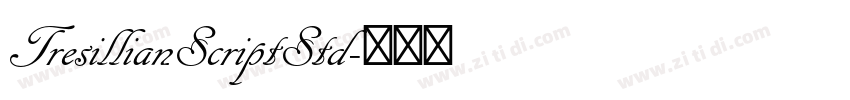 TresillianScriptStd字体转换
