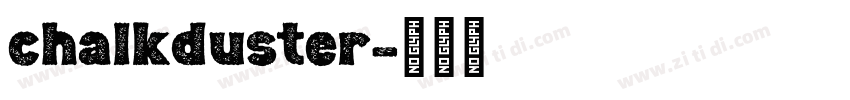 chalkduster字体转换