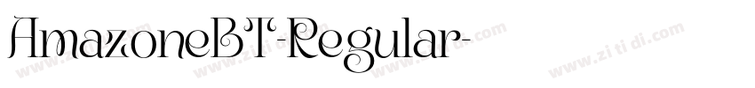 AmazoneBT-Regular字体转换