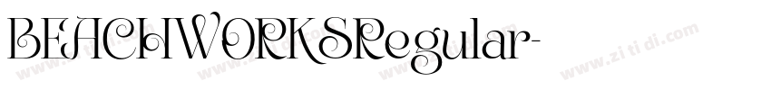 BEACHWORKSRegular字体转换