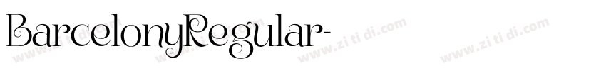 BarcelonyRegular字体转换 BarcelonyRegular字体转换
