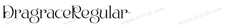 DragraceRegular字体转换 DragraceRegular字体转换