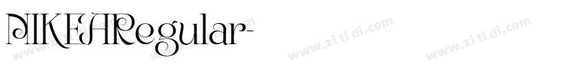 NIKEARegular字体转换