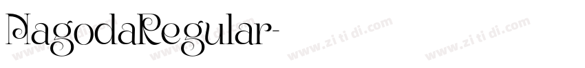 NagodaRegular字体转换