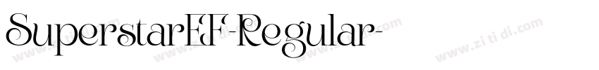 SuperstarEF-Regular字体转换 SuperstarEF-Regular字体转换