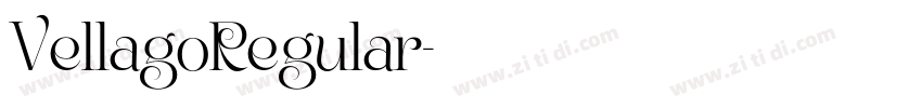 VellagoRegular字体转换 VellagoRegular字体转换