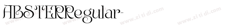 ABSTERRegular字体转换