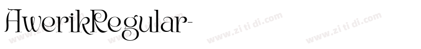 AwerikRegular字体转换 AwerikRegular字体转换