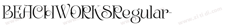 BEACHWORKSRegular字体转换