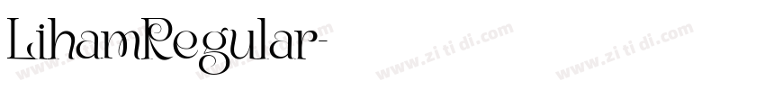 LihamRegular字体转换