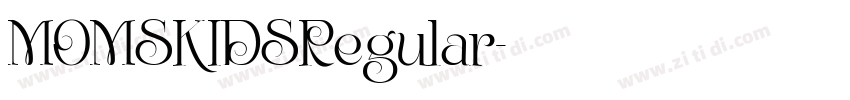 MOMSKIDSRegular字体转换 MOMSKIDSRegular字体转换