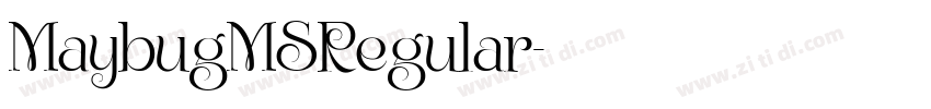 MaybugMSRegular字体转换 MaybugMSRegular字体转换