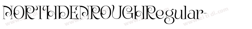 NORTHDENROUGHRegular字体转换