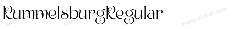 RummelsburgRegular字体转换