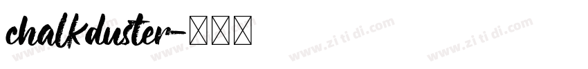 chalkduster字体转换