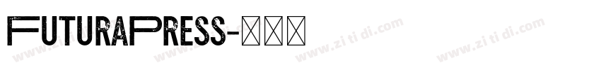 FuturaPress字体转换