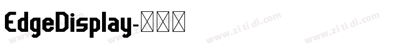 EdgeDisplay字体转换