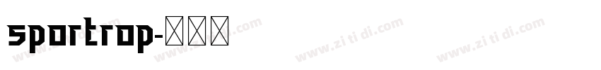 sportrop字体转换