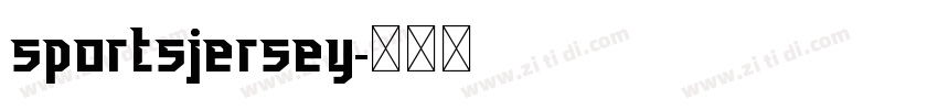 sportsjersey字体转换