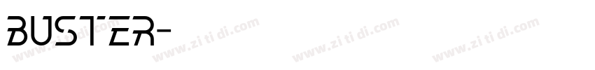 buster字体转换