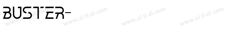 buster字体转换