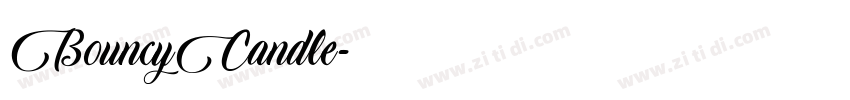 BouncyCandle字体转换