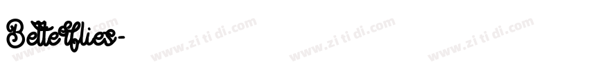 Betterflies字体转换