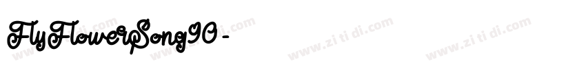 FlyFlowerSong90字体转换