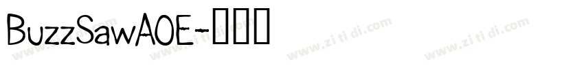BuzzSawAOE字体转换