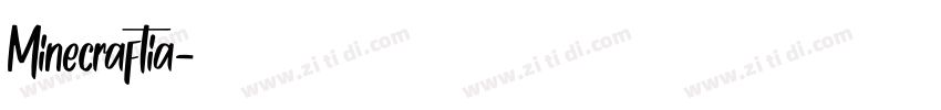 Minecraftia字体转换