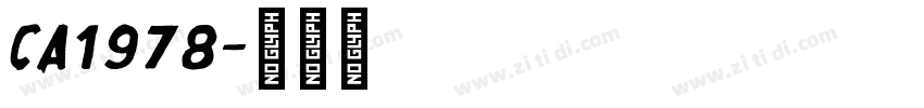 CA1978字体转换