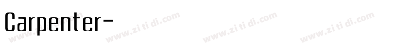 Carpenter字体转换