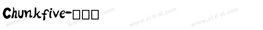 Chunkfive字体转换