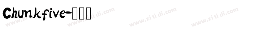 Chunkfive字体转换