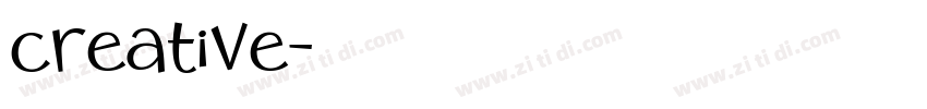 creative字体转换